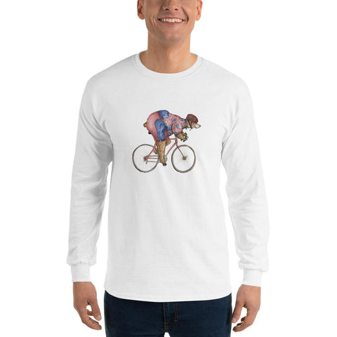 Murph on his Bike - Long-Sleeve T-Shirt